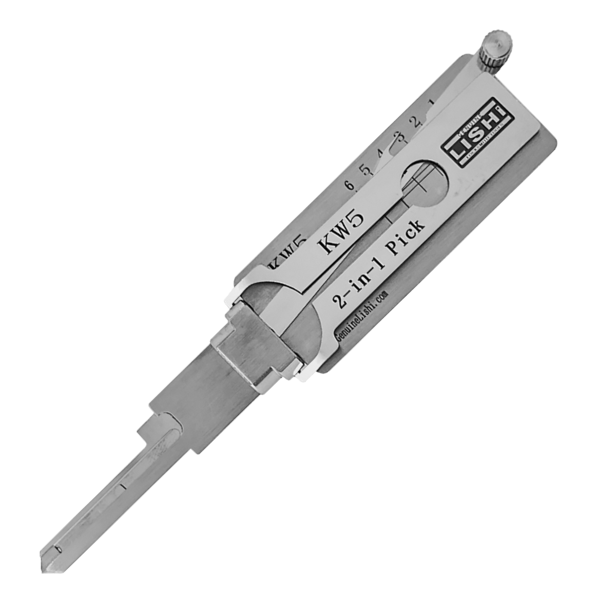 Ganzua Lishi residencial Kwikset y Lockwood 6 pernos KW5